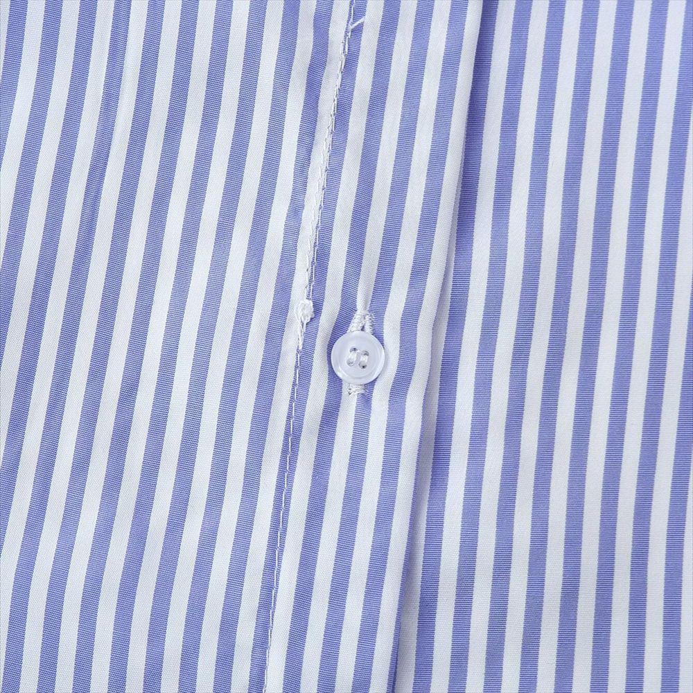 Spring/Summer 2025 Women's Fashion: Versatile Striped Shirt with Hollow Embroidery Design