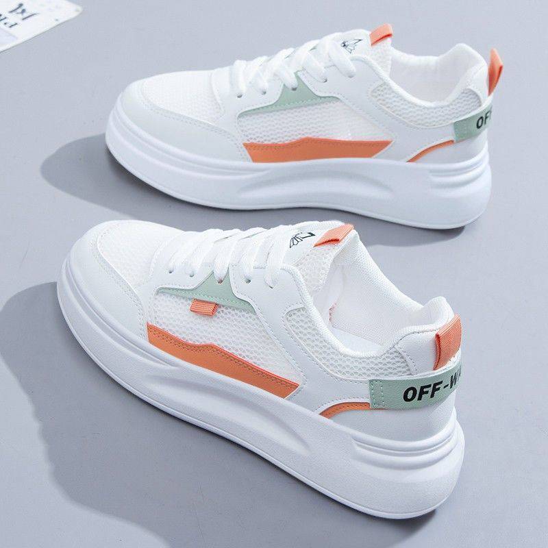 Little white shoes women's shoes 2025 new spring and autumn white shoes versatile popular shoes casual single shoes board shoes summer thin