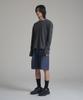 Noming Loose Fit Cropped Pigment Long Sleeve - Black