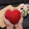 Matriță Silicon Ziua Îndrăgostiților Grilă Inimă Inimă din Fire Inimă Texturată Lumânare Aromaterapie Matriță Gips pentru Decor Casă Romantic