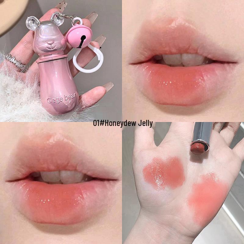 Gogobear Cute Moisturizing Plump Lipstick: Faux Nude, Brightening, Long-Lasting, Youthful Color Makeup