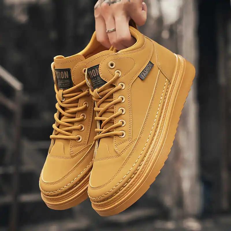 Spring-autumn Outdoor Platform Sneakers Ladies Oxford High Heels Women Boots Shoes Black Stiletto Sports Link Vip League