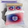 Set Biancheria da Letto Stampata Calcio Inghilterra 3 Pezzi Copriletto Traspirante Accogliente come Regalo per la Casa Nuova o per le Feste