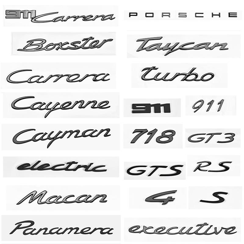 Porsche Boxster & Panamera Electric Executive Englisches Etikett