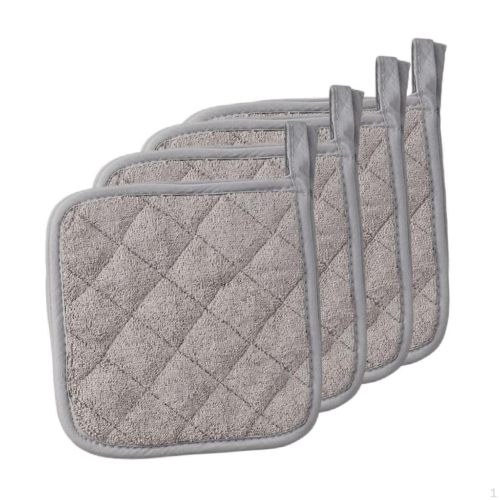 4 Kitchen Pads 6.89x6.89inch Trivet for Oven Use In Cooking And Baking