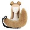 Dog Ear Headband Cos Plush Dog Tail Suit Live Comic Show Character Dress Up
