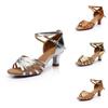 Lyxiga Satin Damskor för Modern Dans, Bollrum, Latin, Tango med Bekväm 5 cm Klack