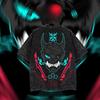 Hot Anime Kaiju No. 8 Hibino Kafka Print T-shirt Men Women Short Sleeve Clothing Cotton Tshirt Retro Washed T Shirt Manga Tops