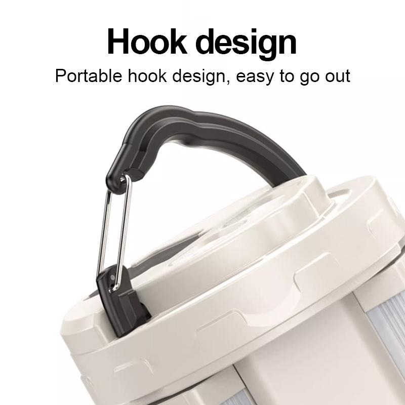 Lampă de camping multifuncțională în aer liber, reîncărcabilă, pliabilă, portabilă, pentru cort, cu putere mobilă, lanterne în aer liber cu fotografiere lungă