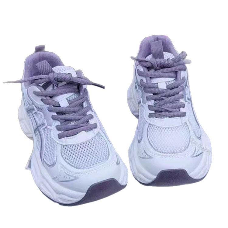 Popular Feet Small Mesh Breathable Dad Shoes Women 2025 Summer New Versatile Super Soft Lightweight Casual Sports Shoes