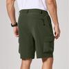 Herren Stretch Cargo Shorts Lockere Passform Leichtes Schnelltrocknendes Material mit Mehreren Taschen für Outdoor-Aktivitäten