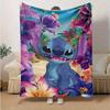 1pc,Stitch Blanket Cute Stitch Home Decor, Soft Stitch Throw Blanket for Couch, Sofa, Bed, Car, Travel, Camping, Office Nap