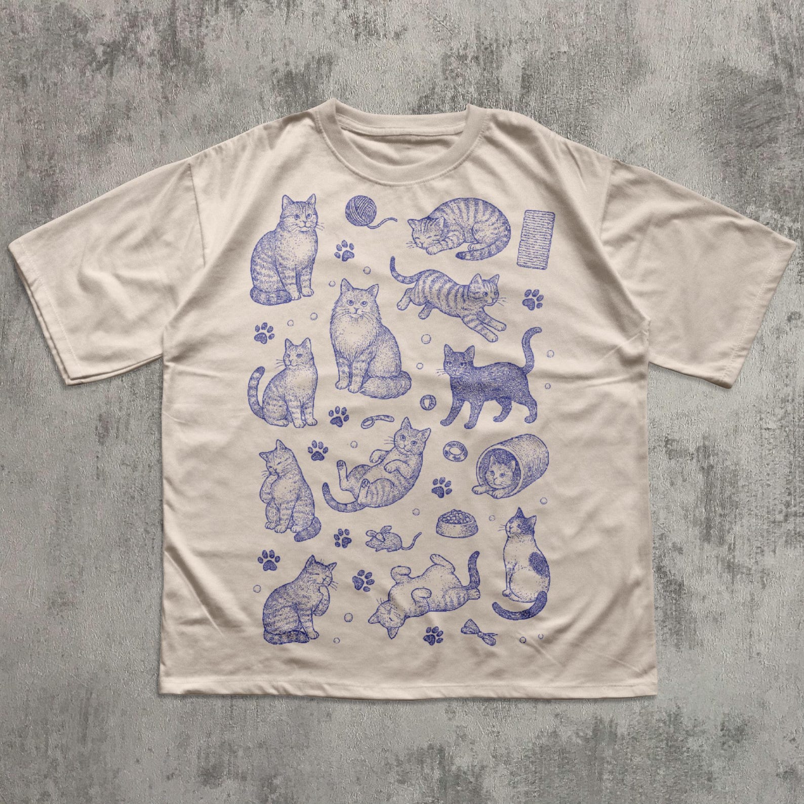 90s Retro Cat Tattoo T shirt, Vintage Kitten Nature Shirt, Cat Lovers Gift, Unisex Cotton Relaxed Adult Graphic Tee, Funny Gifts, Cute Gifts S