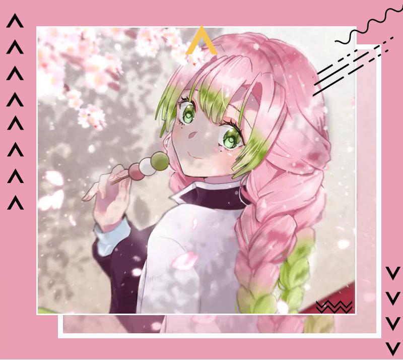 Demon Slayer Kanroji Mitsuri Maid Cosplay Outfit - Full Set Available