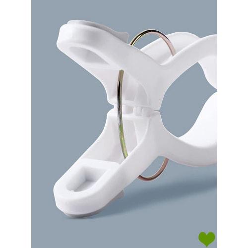 JunyueLiang Large Futon Tongs, Easy To Use, Strong Spring, Non-Marking, Secures Futons, Windproof, Fall Prevention, Non-Slip, Durable for Outdoor Dryi