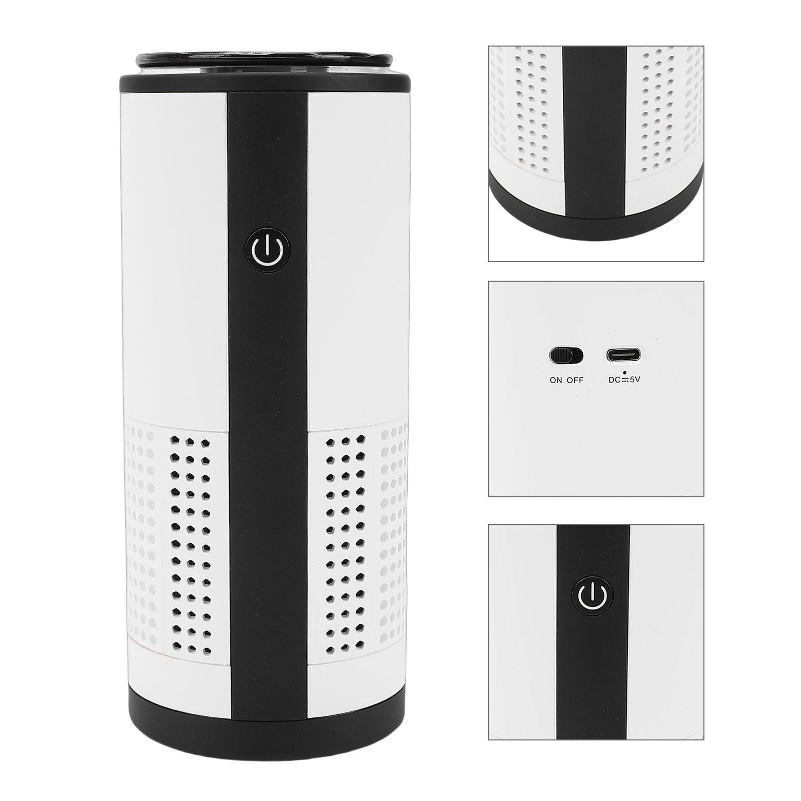 Portable Purifier for Car Bedroom Odor Removal Clner USB Charging 360 Degree