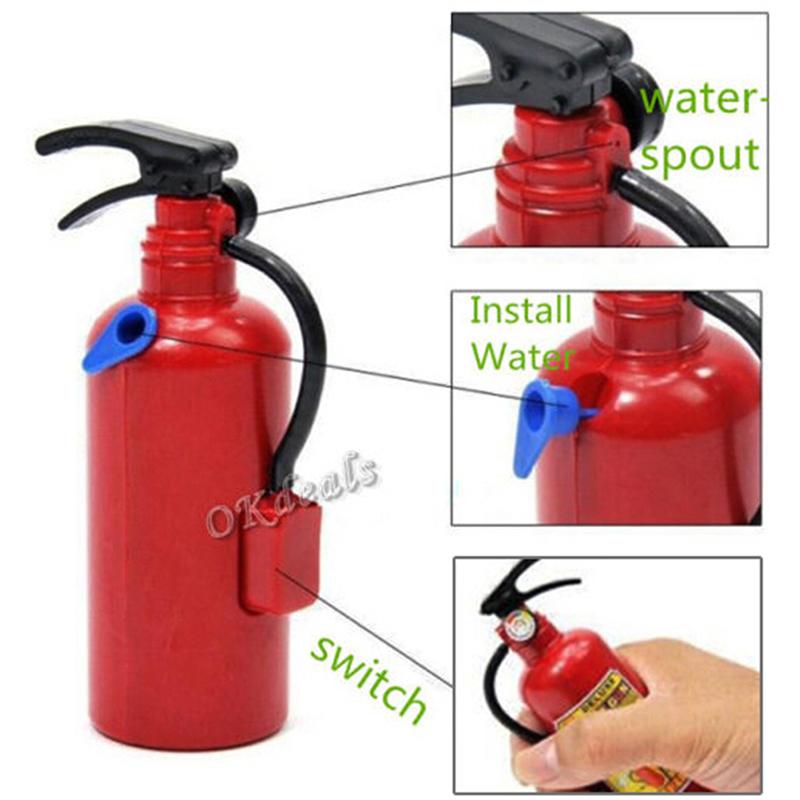 Joke Creative Toy Mini Fire Extinguisher Style Squirt Water Gun Toy