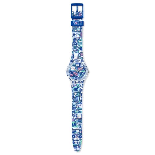 Swatch B-BOT SO28Z702 White Watch