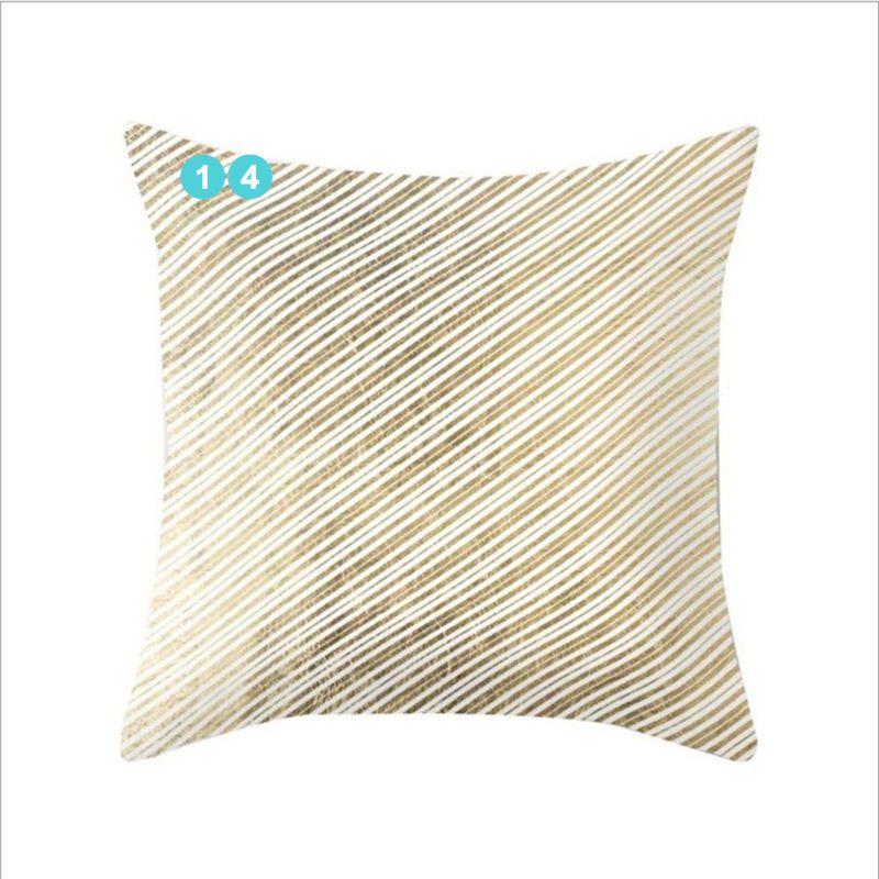 Luxurious Gold Pattern Jeanette Cloth Cushion Cover For Stylish Home Decor