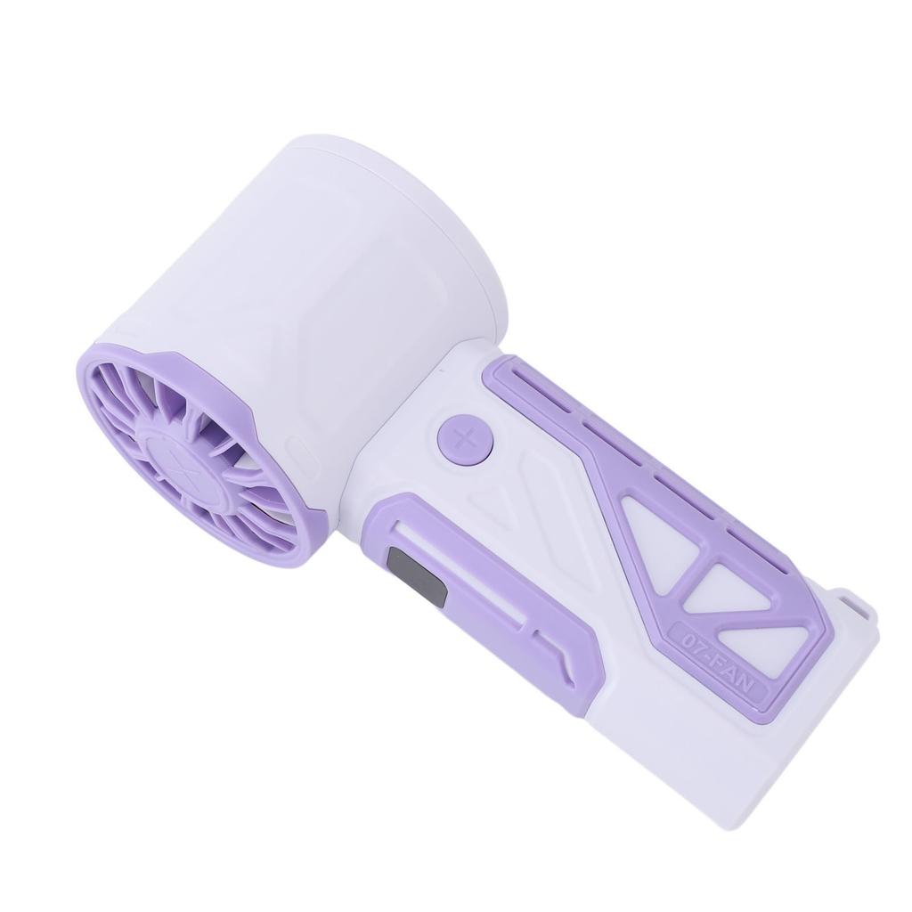 Handlicher Turboventilator 100 Geschwindigkeiten 4000mAh Akku Wiederaufladbarer Tragbarer Mini-Ventilator für Reisen im Freien