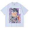 230 Gsm 100% Cotton Jujutsu Kaisen V53 Yuta Print Unisex Heavy Cotton T Shirt