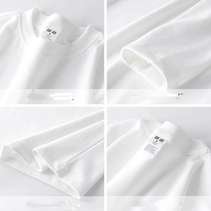 Velvet Base Shirt For Men Autumn And Winter Warm Long Sleeved Top Light And Warm Inner Layer Base T-shirt