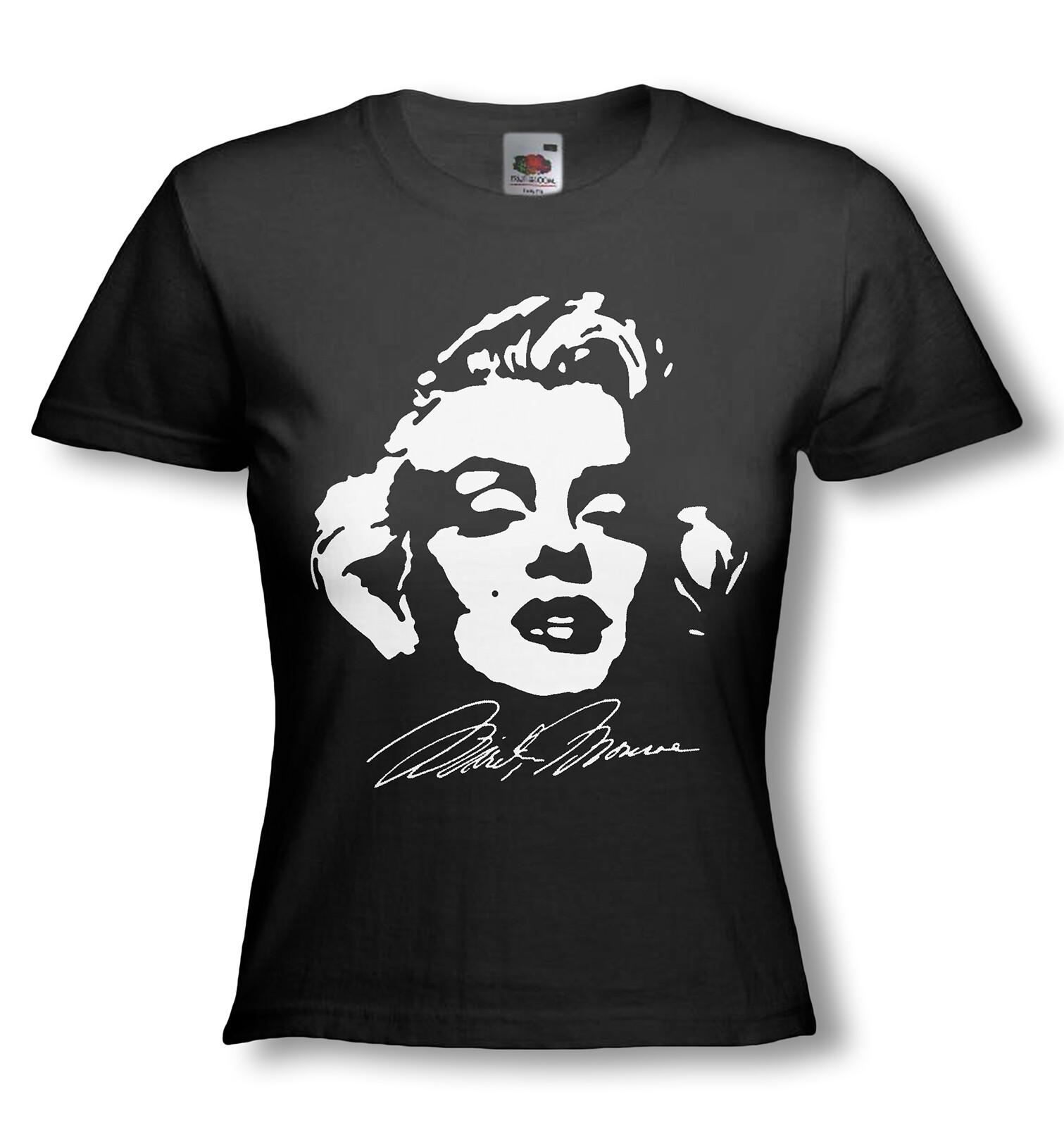 MARILYN MONROE 100% Cotton T-shirt Mens Tees Top - Hollywood sex symbol - Ladies fitted Tee - Many Colours 2XL