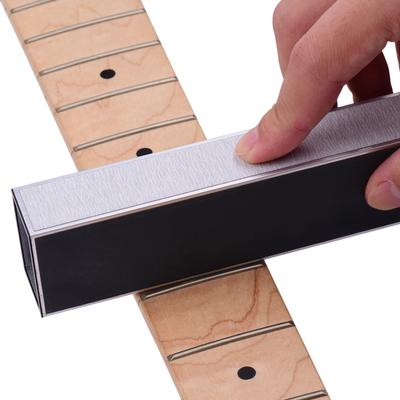 Gitarren-Bund-Nivellierbalken, Gitarren-Bund-Nivellierbalken, 20 cm, mit Ersatz-Schleifpapier für Gitarre
