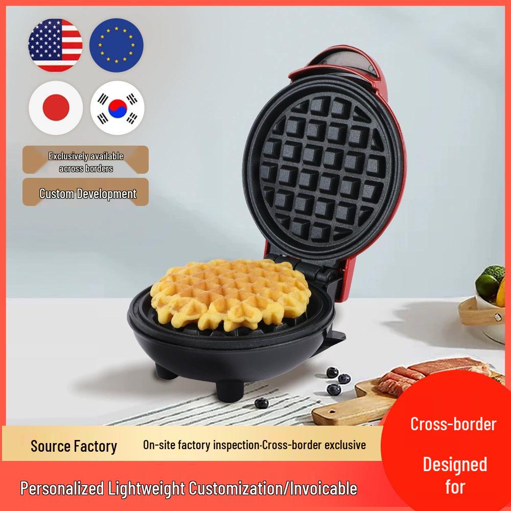Compact Breakfast Maker: Mini Waffle, Pancake, Cake, and Sandwich Machine