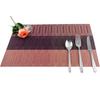 1Pc 30x45cm Modern Elegant PVC Placemat Dining Table Mat Cafe Anti-slip Hot Bowl Pad Cup   Coasters