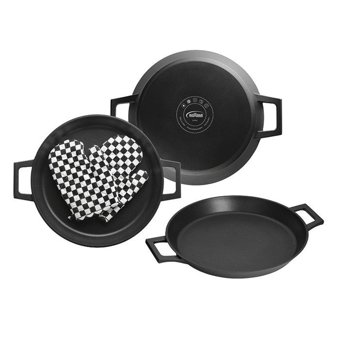 Paellera - SERIE ABSOLUT BLACK - 36 CM - Couleur Noir