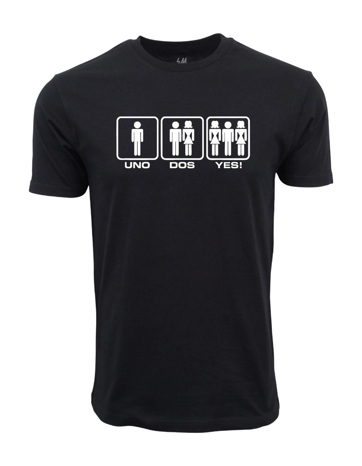 Unisex Adult Casual Graphic O DOS YES Graphic T shirt T-Shirt L