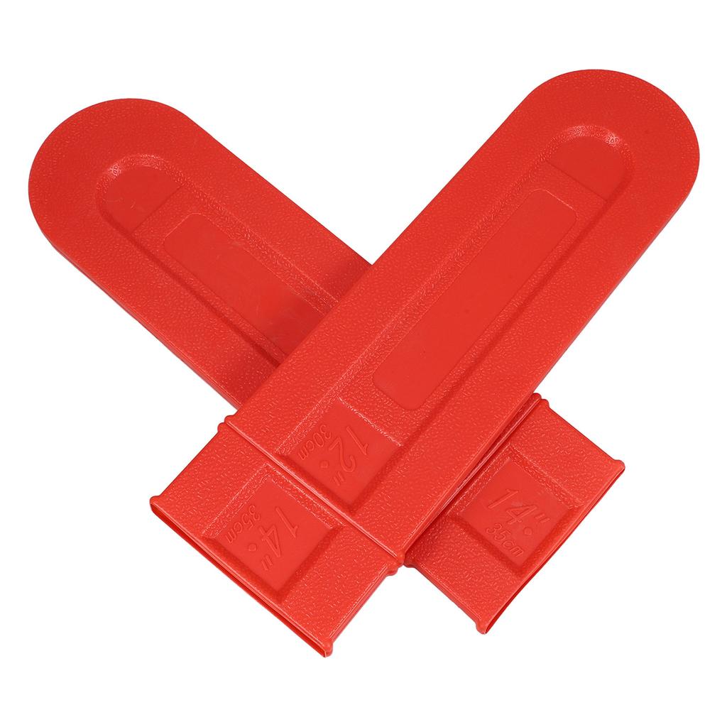 2Pcs Chainsaw Bar Cover 12 Inch Protective Chain Saw Bar and Chain Scabbard Guard Plastic Parts Replacement Anti Scratch Cover