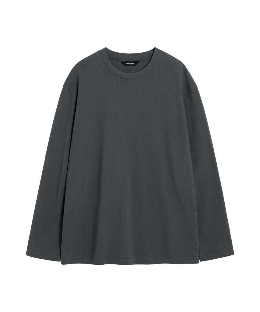 UNIONSTUDIO Loose Fit Basic Silky Long Sleeve Tee ( 4 Colors )