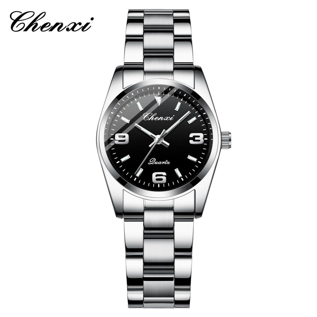 Chenxi Luminous Waterproof Couple Watches - Men's and Women's Watch Set