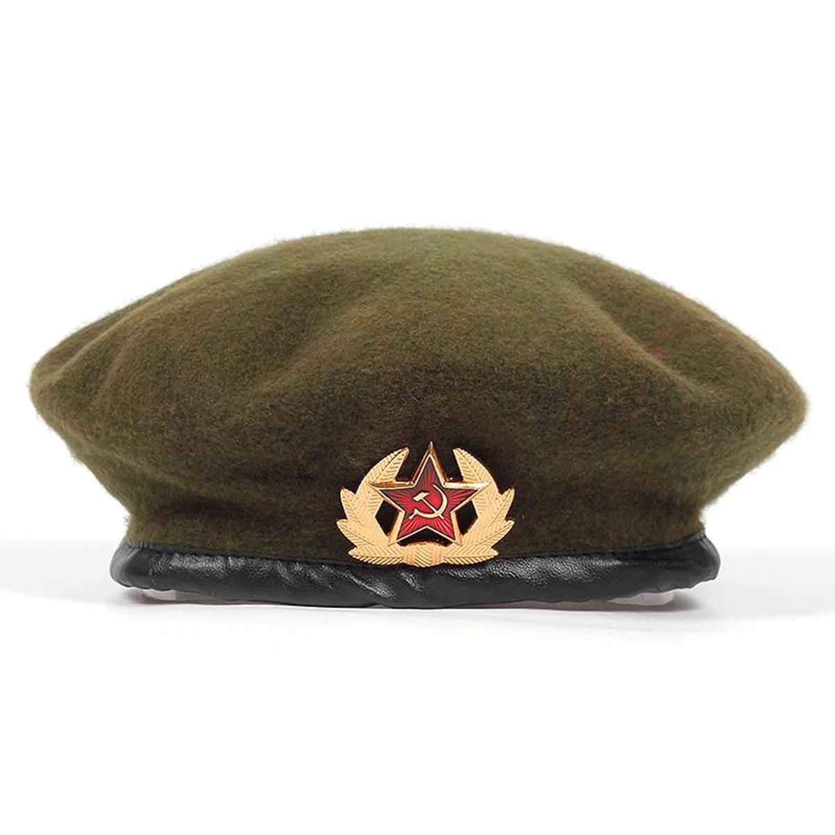 

Унисекс пятиконечная звезда брошь украшение берет шляпа военная кепка газетчика осень зима отдых на открытом воздухе головные уборы дорожные аксессуары для женщин мужчин армия зеленый