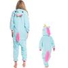 Piżama dla dzieci dziecięca kigurumi onesie kostium pegaz niebieski 115-125