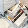 The schoolbag is fresh and cute, and the two-dimensional yuan bar is high school, high quality and large capacity.