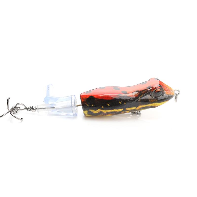 9cm 11g Topwater Plopper Lure Rotating Tail Hard Bait Floating Wobbler for Bass Pike Fishing