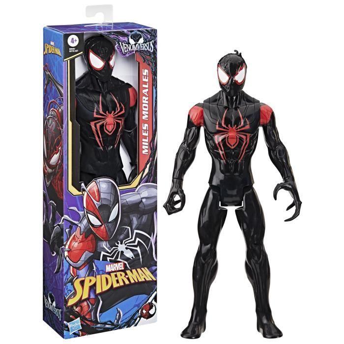 Figurine Miles Morales 30 cm, Titan Hero Series, Marvel Spider-Man VenomVersus, dès 4 ans