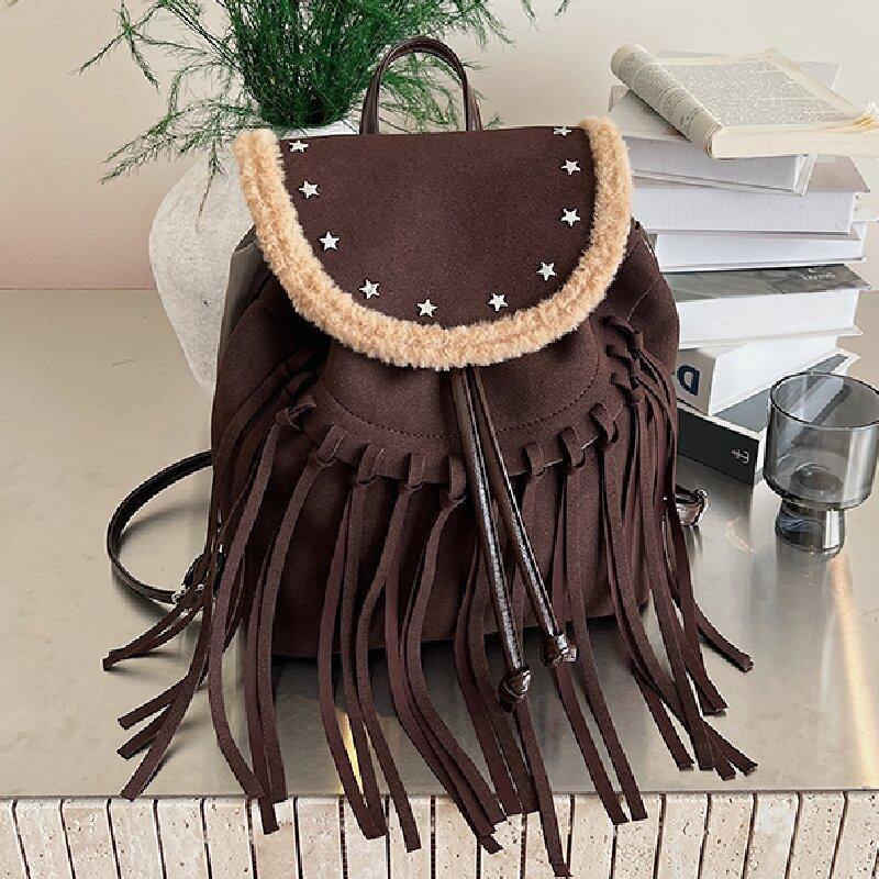 

Рюкзак женский повседневный новая ретро дорожная модная сумка большой вместимости