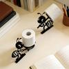 2pcs Ant‑Shaped Tissue Holders, Stable Decorative Paper Storage for Bathroom & Living Room