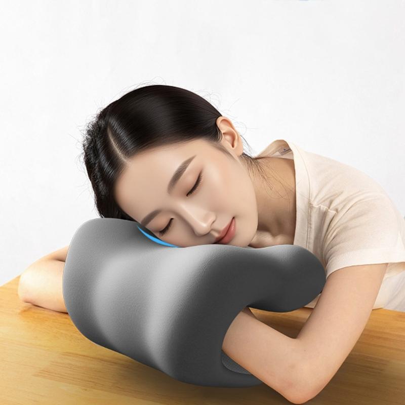 Postures Correcting Headrest for Computer Chairs Ergonomic Memory Foam Office Chair Neck Support Pillow for Napping