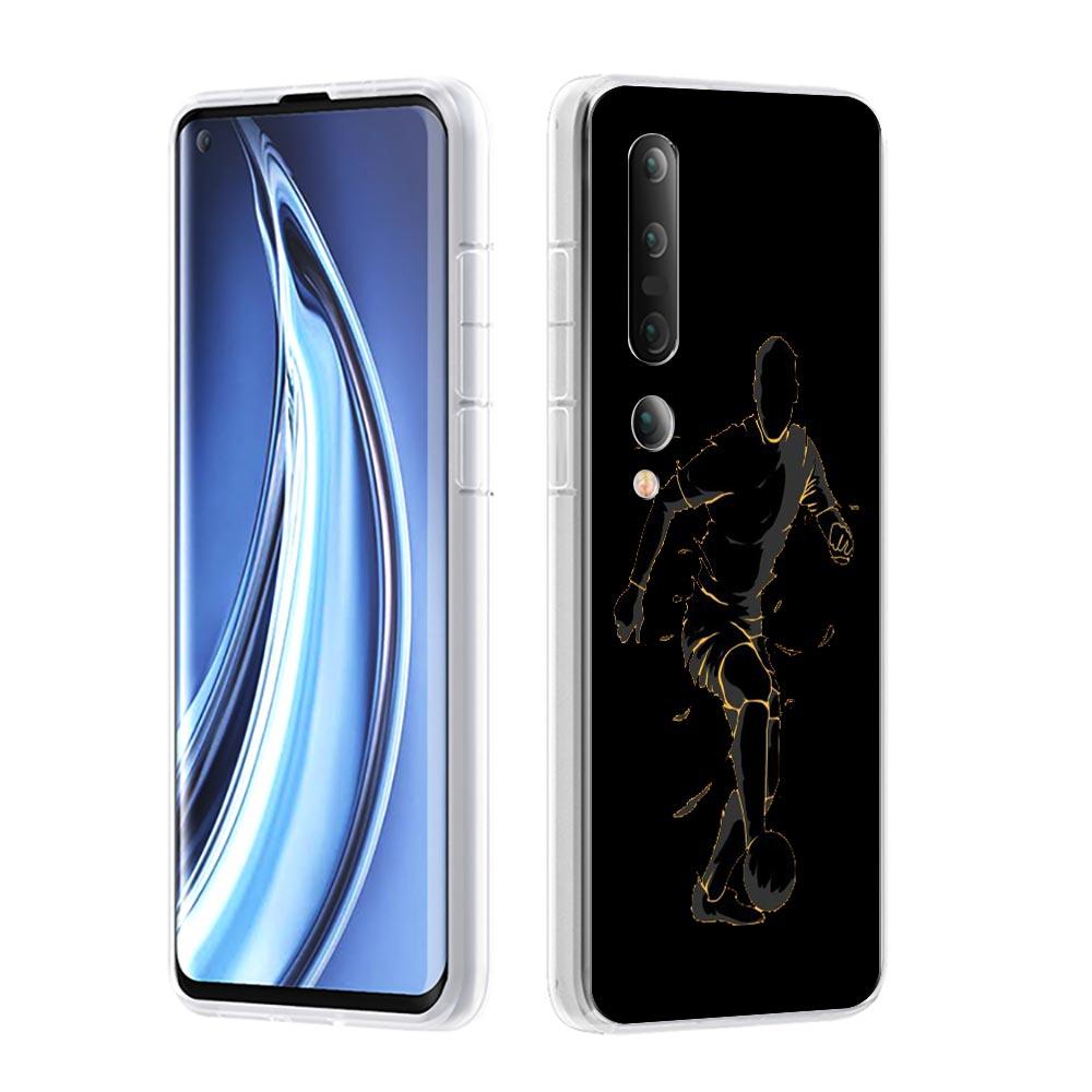 Football Player Soccer Art Phone Case For Xiaomi Mi 12T 10 12 Lite 11 Ultra 11X 11T Pro Poco X4 X3 NFC F3 M3 M4 5G Clear Cover