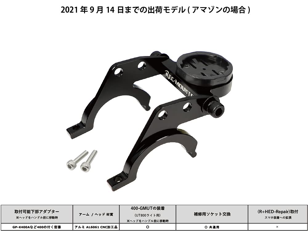 RecMount Double Arm Set for Garmin (Extension Kit) [D-Arm-GM]