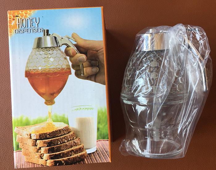 Honey Dispenser Q-437: Squeeze Bottle & Juice Dispenser Jar