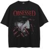 Maglietta grafica divertente streetwear, maglietta in cotone, unisex, magliette estive, maniche corte