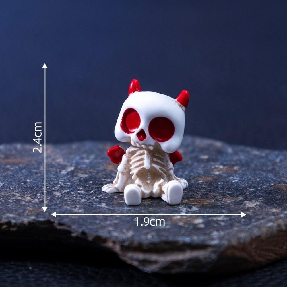 8 Pcs/Set Halloween Figurines Halloween Figurines Miniature Resin Craft Halloween Party
