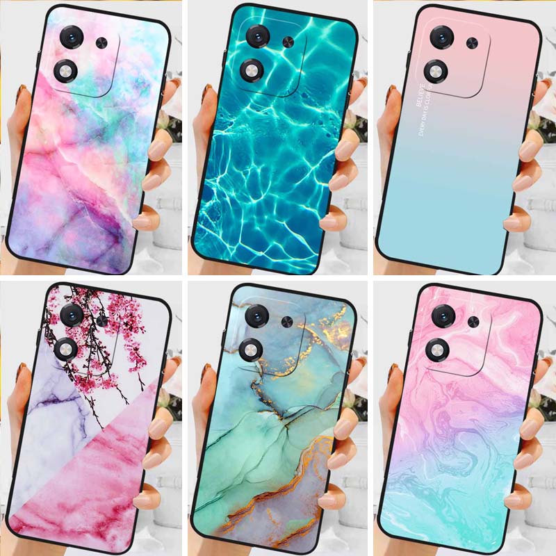 For Honor X70i 5G Case Luxury Marble Silicone Soft Phone Covers for Honor X70i 5G Protective TPU Back Shells ABR-AN00 Coque Capa