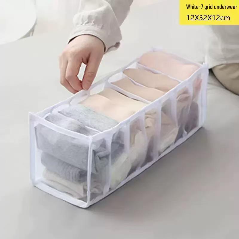 

Socks and Underwear Mesh Storage Box - Drawer and Wardrobe Organizer